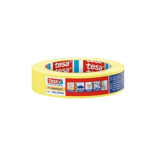 Picture of Yellow Masking Tape 50x25mm