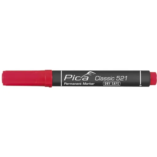 Picture of Pica Classic 521 Red Permanent Marker