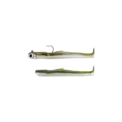 Fiiish - Mud Digger+ 2g Kaki Soft Bait with Weighted Head - product image