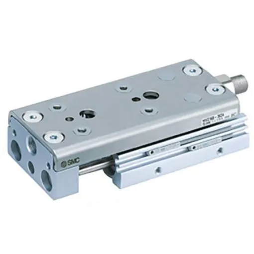 SMC Pneumatic Guided Cylinder - 8mm Bore, 40mm Stroke, MXQB Series, Double Acting - MXQ8B-40Z product image