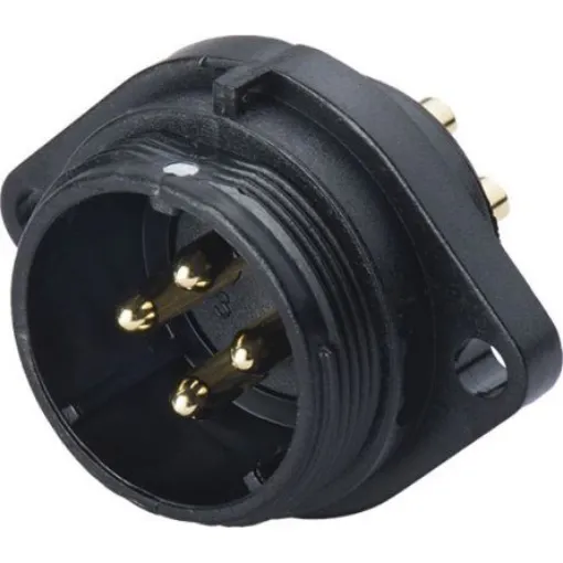 RS PRO Circular Connector, 5 Contacts, Flange Mount, Socket, Male, IP68 - 1246682 product image
