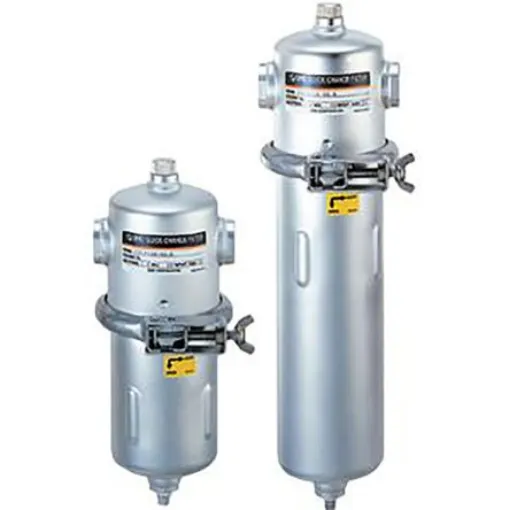 SMC FQ1 series 105µm Rc 1/2 1 MPa Pneumatic Filter 30L/min max with Manual drain - FQ1011N-04-L105N product image
