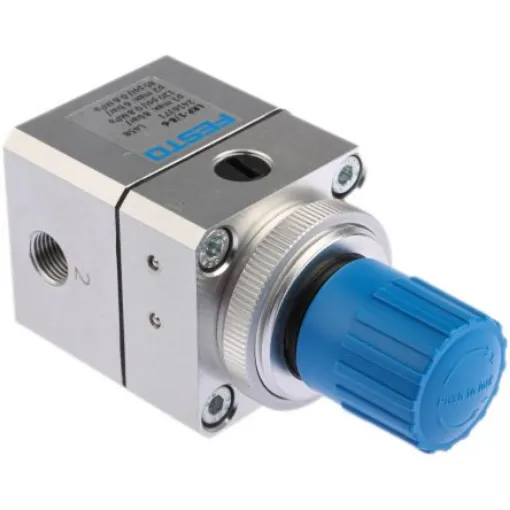 Festo G 1/8 Pneumatic Regulator - 0.1bar to 6bar, 1/8in, 8bar max. input, 2416371 - LRP-1/8-6 product image