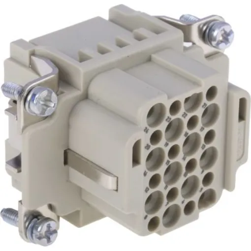 HARTING Heavy Duty Power Connector Insert, 10A, Female, Han DD Series, 24 Contacts - 09160243101 product image