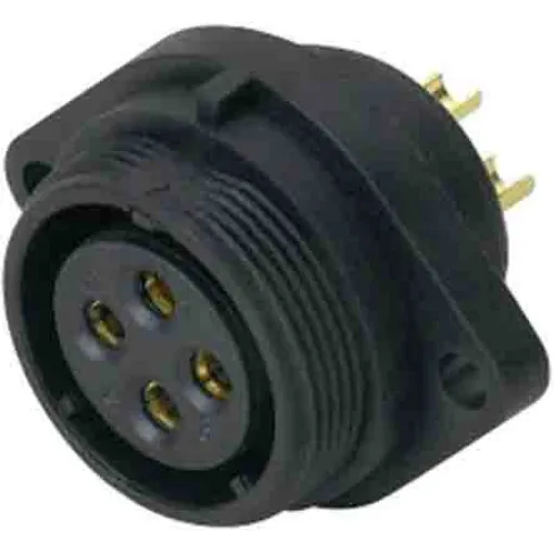 RS PRO Circular Connector, 3 Contacts, Flange Mount, Socket, Female, IP68 - 1316375 product image
