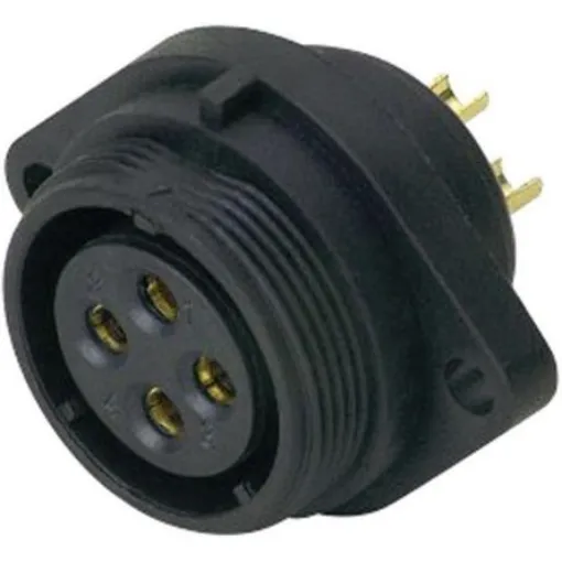 RS PRO Circular Connector, 5 Contacts, Flange Mount, Socket, Female, IP68 - 1316377 product image