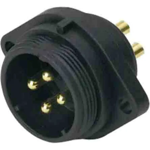 RS PRO Circular Connector, 4 Contacts, Flange Mount, Socket, Male, IP68 - 1316380 product image