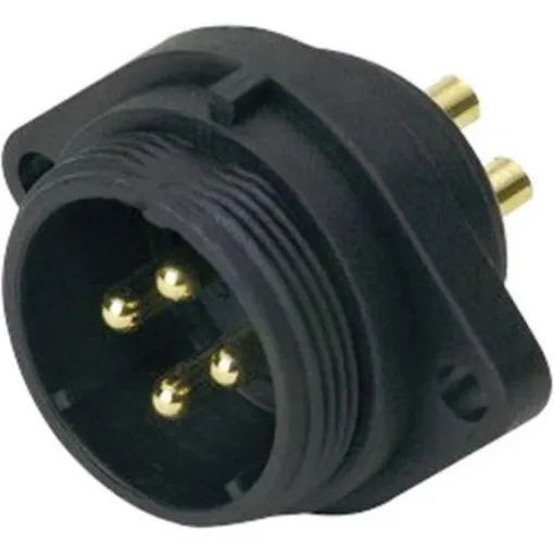 RS PRO Circular Connector, 5 Contacts, Flange Mount, Socket, Male, IP68 - 1316381 product image