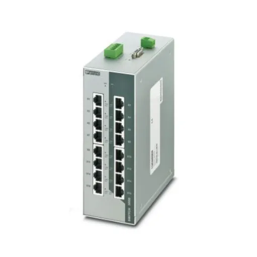 Phoenix Contact FL SWITCH 3016T Series DIN Rail Mount Industrial Ethernet Switch, 16 RJ45 Ports, 10/100Mbit/s - 2891059 product image