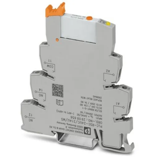 Phoenix Contact PLC-RSC- 24UC/21AU/MS Series Interface Relay, DIN Rail Mount, 24V ac/dc Coil, SPDT - 2909656 product image
