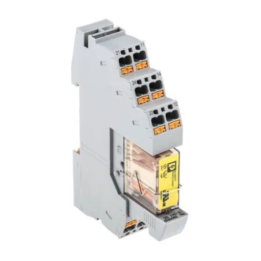 Phoenix Contact RIF-1-RPT-LDP-24DC/2X21/FG Series Interface Relay, DIN Rail Mount, 24V dc Coil, DPDT, 2-Pole - 2908215 product image