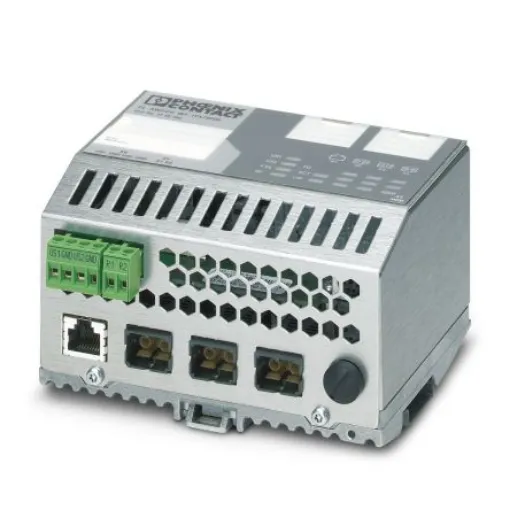 Phoenix Contact FL SWITCH IRT TX 3POF Series DIN Rail Mount Industrial Ethernet Switch, 1 RJ45 Ports, 10/100Mbit/s - 2700692 product image
