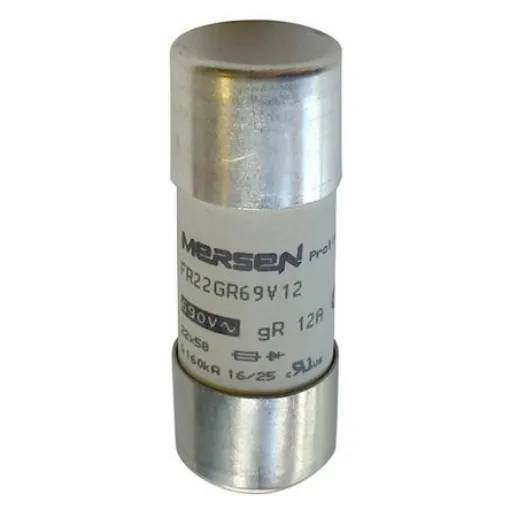 Mersen 100A FF Cartridge Fuse, 22 x 58mm - F1018560 / FR22GR69V100 product image