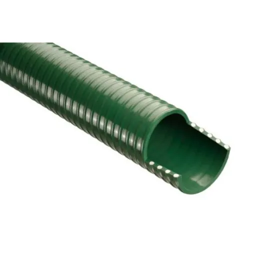 RS PRO PVC, Hose Pipe, 76mm ID, 87.6mm OD, Green, 10m - 1369464 product image