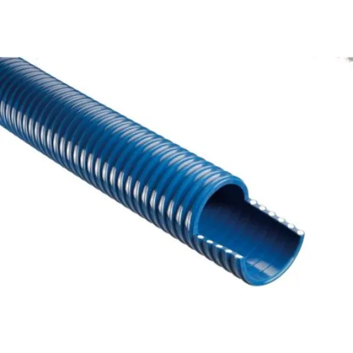 RS PRO PVC, Hose Pipe, 76mm ID, 87.6mm OD, Blue, 10m - 1369473 product image
