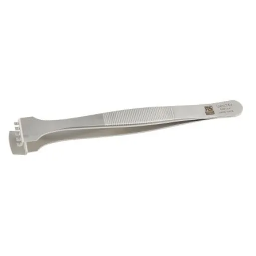 RS PRO 130 mm, Stainless Steel, Tweezers - 1369744 product image