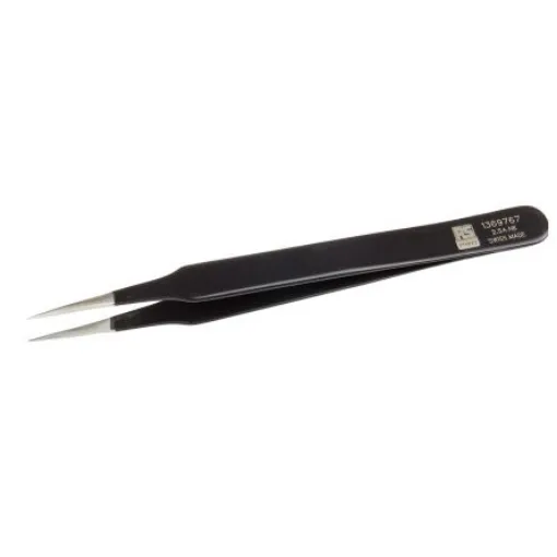 RS PRO 120 mm, Stainless Steel, ESD Tweezers - 1369767 product image