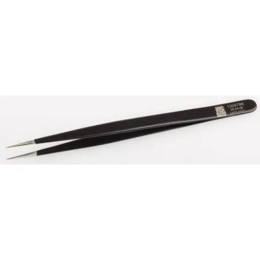 RS PRO 140 mm, Stainless Steel, ESD Tweezers - 1369786 product image