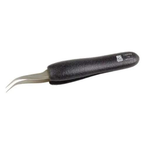 RS PRO 120 mm, Stainless Steel, ESD Tweezers - 1369793 product image