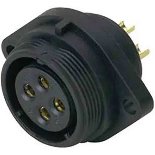 RS PRO Circular Connector, 5 Contacts, Flange Mount, Socket, Female, IP68 - 1444146 product image