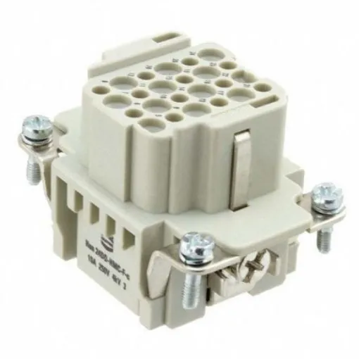 HARTING Heavy Duty Power Connector Insert, 10A, Female, Han DD HMC Series, 24 Contacts - 09162243101 product image