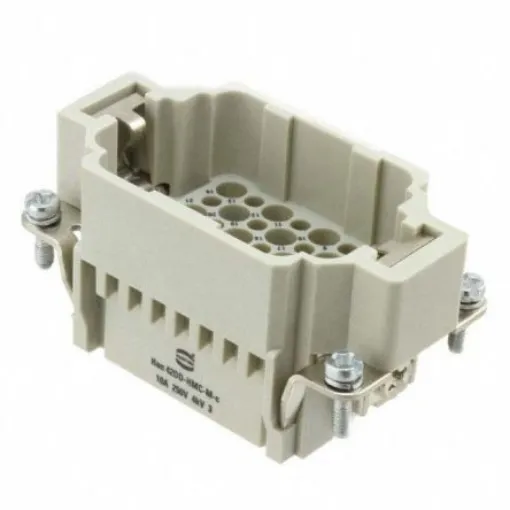 HARTING Heavy Duty Power Connector Insert, 10A, Male, Han DD HMC Series, 42 Contacts - 09162423001 product image
