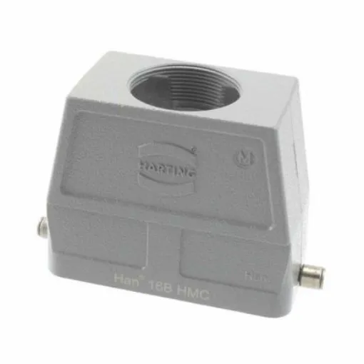 HARTING Han HMC Heavy Duty Power Connector Hood, M40 x 1.5 Thread, Top Entry Han B HMC Range - 19302160448 product image