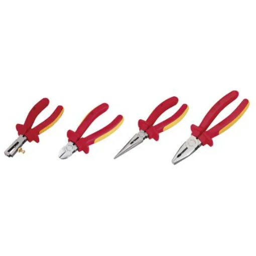 RS PRO 4-Piece Plier Set, 250 mm Overall - 1447568 product image