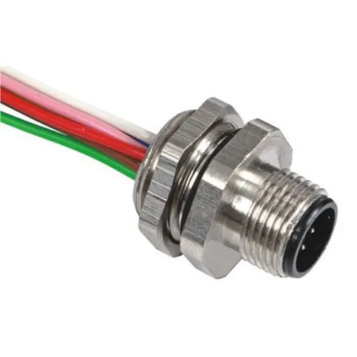 RS PRO Circular Connector, 8 Contacts, Panel Mount, M12 Connector, Plug, Male, IP67 - 1447610 product image