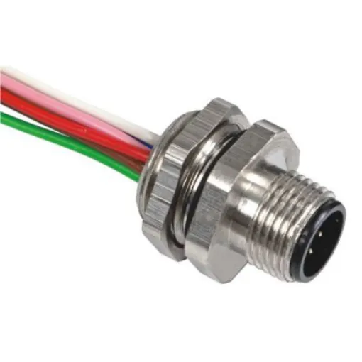 RS PRO Circular Connector, 8 Contacts, Panel Mount, M12 Connector, Plug, Male, IP67 - 1447611 product image