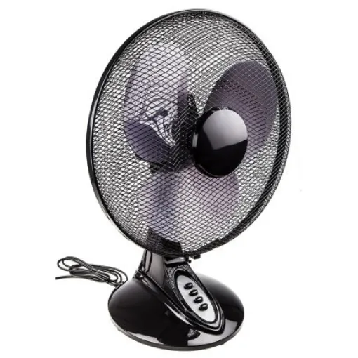 RS PRO Desk Fan 400mm blade diameter 3 speed 230 V with plug: Type C - European Plug - 1449672 product image