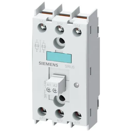 Siemens 3RF2 Series Solid State Relay, 55 A Load, Chassis Mount, 600 V ac Load, 121 V ac Control - 3RF2255-1AB35 product image