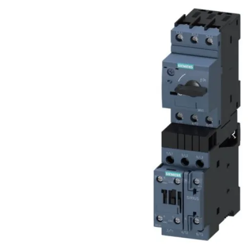 Siemens SIRIUS DOL Starter, DOL, 2.2 kW, 690 V, 1, 3 Phase - 3RA2120-1GA24-0BB4 product image