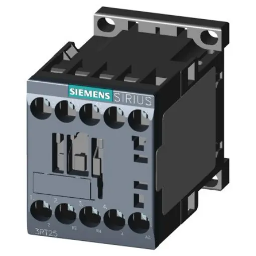 Siemens SIRIUS 3RT25 Contactor, 240 V Coil, 4-Pole, 9 A, 4 kW, 2NO/2NC, 690 V - 3RT2516-1AP60 product image