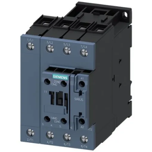 Siemens SIRIUS 3RT23 Contactor, 110 V ac Coil, 4-Pole, 110 A, 1NC + 1NO, 400 V - 3RT2337-1AF00 product image