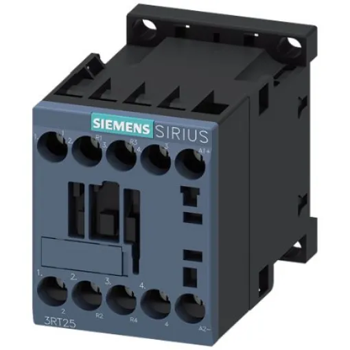 Siemens SIRIUS 3RT25 Contactor, 48 V dc Coil, 4-Pole, 16 A, 7.5 kW, 2NO + 2NC, 400 V - 3RT2518-1BW40 product image