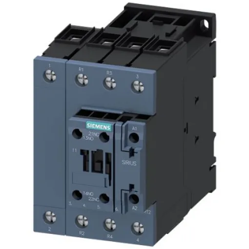 Siemens SIRIUS 3RT25 Contactor, 24 V Coil, 4-Pole, 41 A, 22 kW, 2NO/2NC, 690 V - 3RT2536-1AC20 product image