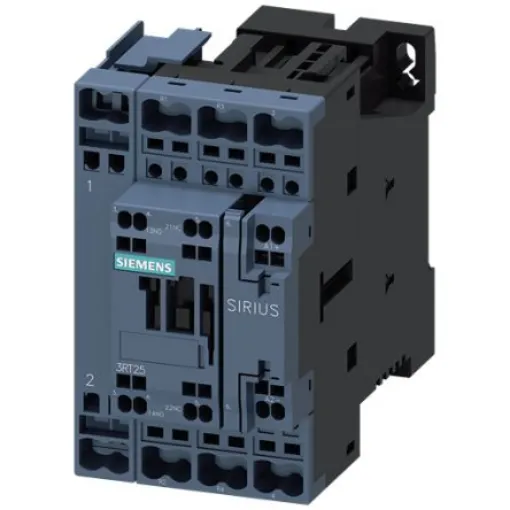 Siemens SIRIUS 3RT25 Contactor, 72 V dc Coil, 4-Pole, 11 kW, 2NO + 2NC, 400 V - 3RT2526-2XJ40-0LA2 product image