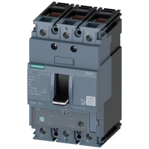 Siemens, SENTRON MCCB Molded Case Circuit Breaker 3P 80A, Breaking Capacity 7 kA - 3VA1180-4EF36-0AA0 product image