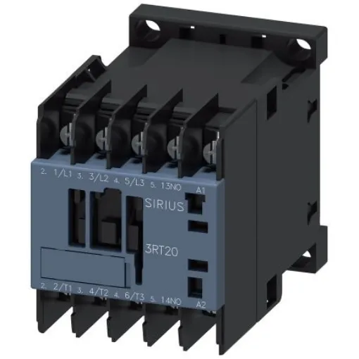Siemens SIRIUS 3RT2 Contactor, 230 V Coil, 3-Pole, 9 A, 4 kW, 1 NO, 690 V - 3RT2016-4AP01 product image