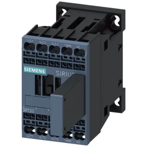 Siemens SIRIUS 3RT2 Contactor, 230 V Coil, 3-Pole, 9 A, 4 kW, 1 NO, 690 V - 3RT2016-2EP01-1AA0 product image