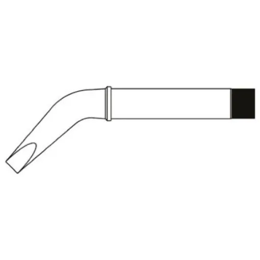 Weller CT2 EX7 (370°C) 7 mm Bent Screwdriver Soldering Iron Tip for use with W201 - T0054250799 product image