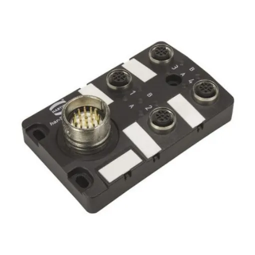 HARTING Har-SAB Series Sensor Box, M12, 4 way, 4 port - 090700201200 product image