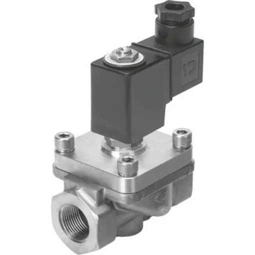 Festo 2/2 Solenoid Valve - Solenoid/Pilot G 3/4 VZWF Series, 1492137 - VZWF-B-L-M22C-G34-275-E-1P4-6-R1 product image