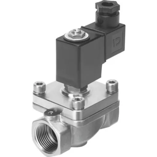 Festo 2/2 Solenoid Valve - Solenoid/Pilot G 1 VZWF Series, 1492138 - VZWF-B-L-M22C-G1-275-E-1P4-6-R1 product image