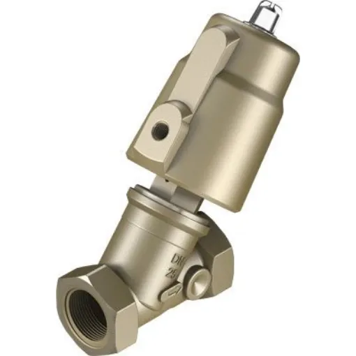 Festo Angle Seat type Pneumatic Actuated Valve, G 1in, 10 bar - VZXF-L-M22C-M-B-G1-230-M1-H3B1T-50-10 product image