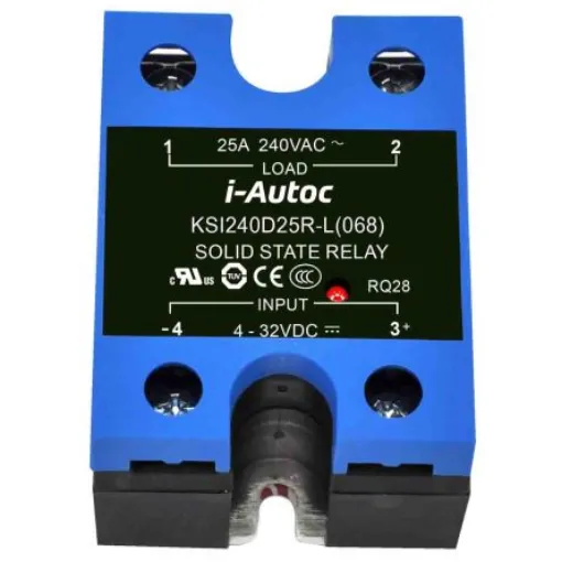 i-Autoc KSI Series Solid State Relay, 40 A Load, Panel Mount, 280 V ac Load, 32 V dc Control - KSI240D40-L(068) product image