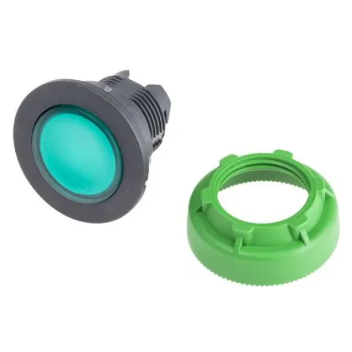 Schneider Electric Harmony ZB5 Series Green Momentary Push Button Head, 30mm Cutout, IP66, IP67, IP69K - ZB5FW333 product image