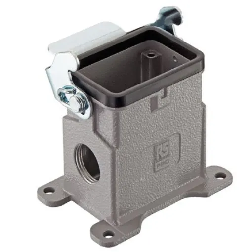 RS PRO Heavy Duty Power Connector Housing, 2 x M20 Thread, Side Entry 6B Range - 1715697 product image