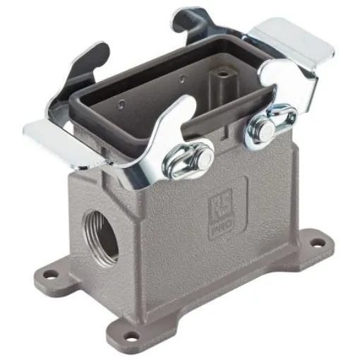RS PRO Heavy Duty Power Connector Housing, 2 x M25 Thread, Side Entry 10B Range - 1715705 product image
